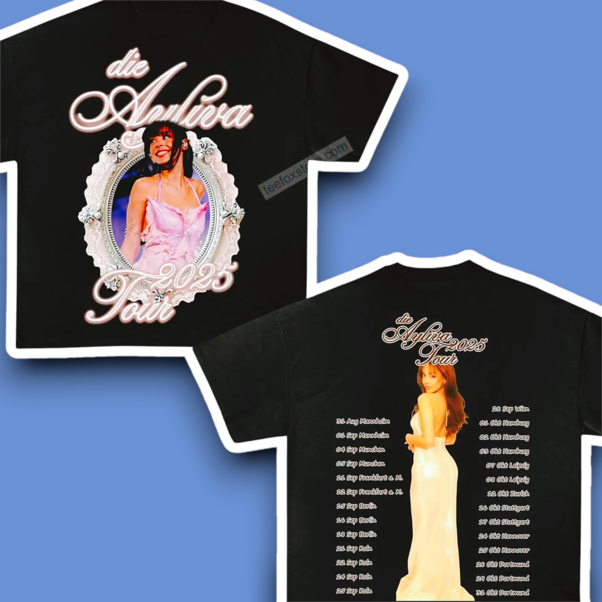 Ayliva Tour 2025 Music Shirt