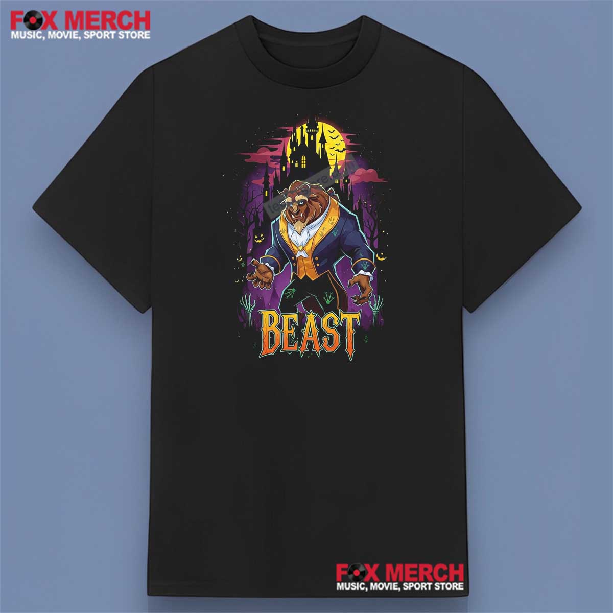 Beast Disney Pumpkin Halloween T-Shirt