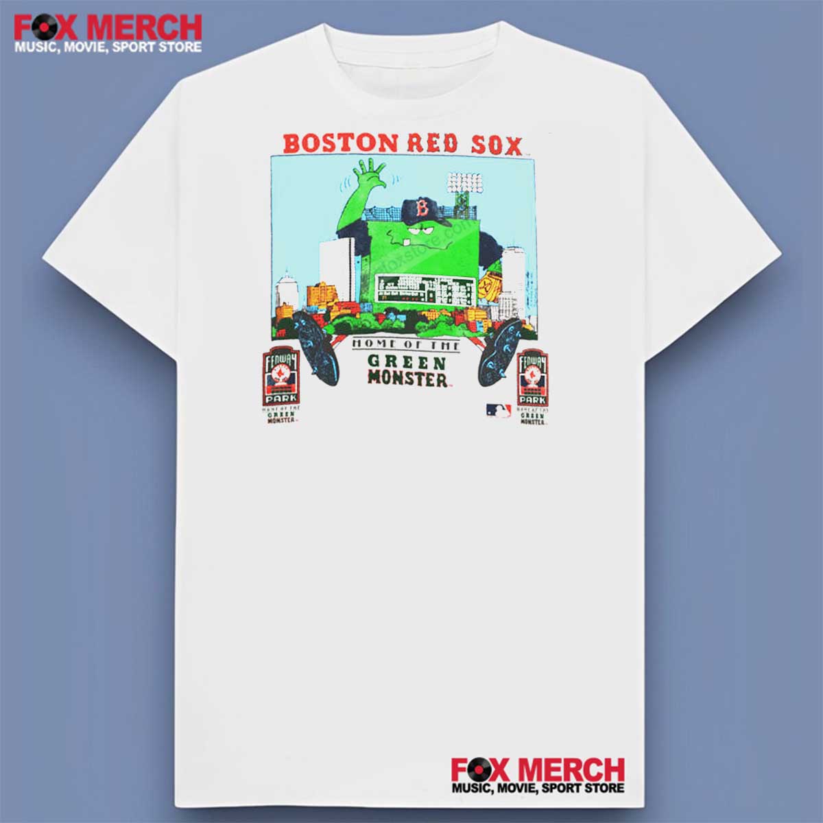 Boston Red Sox Home Of The Green Monster 1992 Graphic T-Shirt