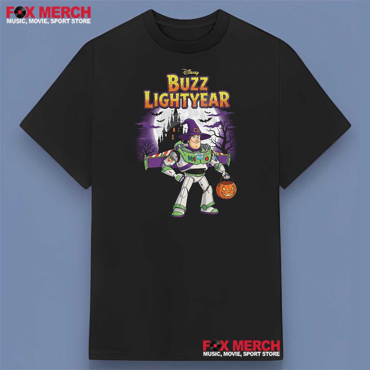 Buzz Lightyear Disney Pumpkin Halloween T-Shirt