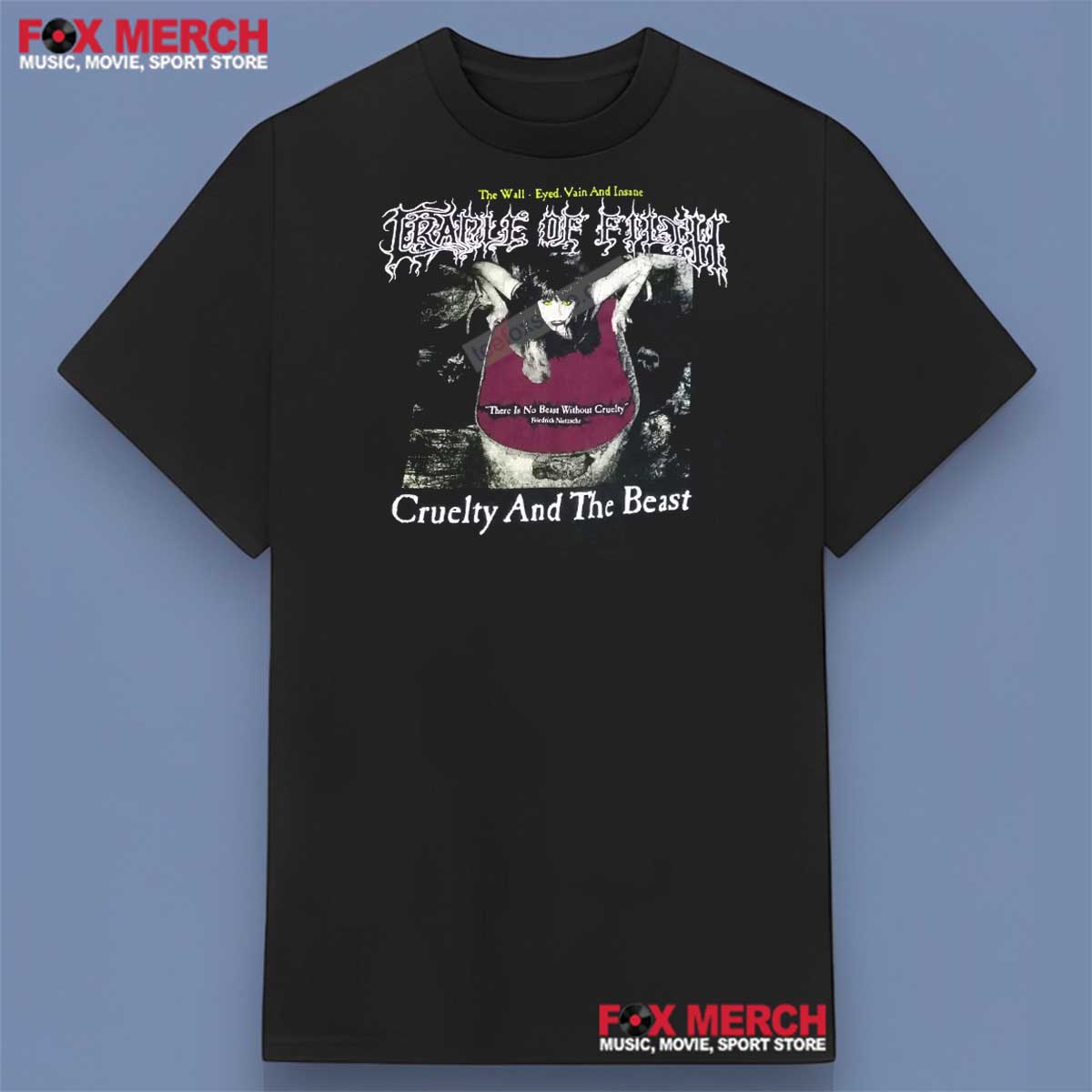 Cradle of Filth Cruelty and the Beast Music Shirt