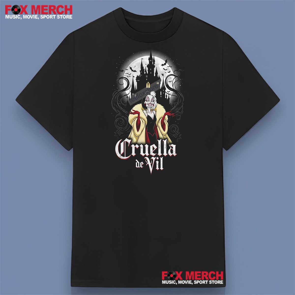 Cruella de Vil Pumpkin Halloween Disney Shirt