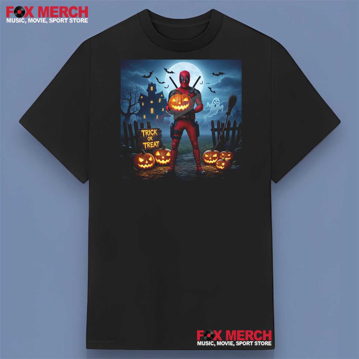 Deadpool Trick or Treat Halloween Shirt