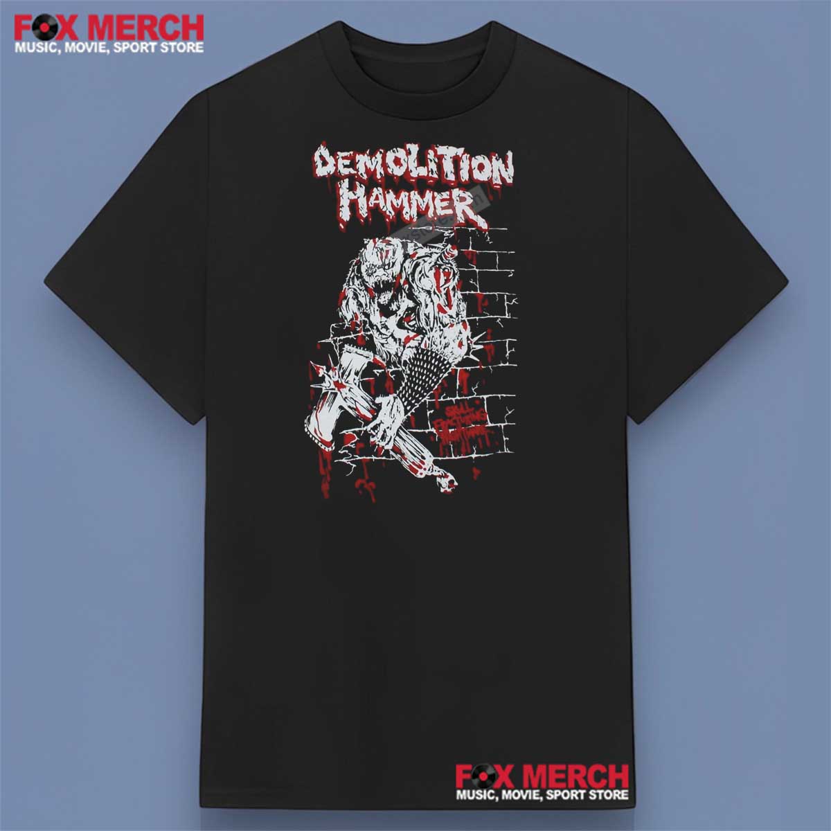 Demolition Hammer Band Black Shirt