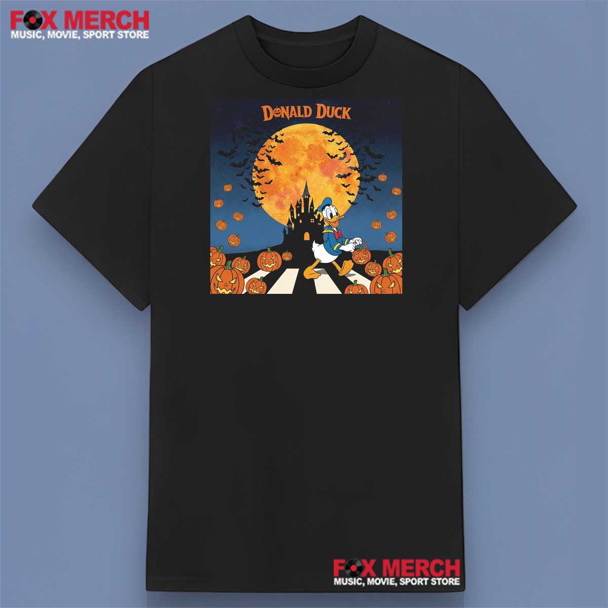 Donald Duck Disney Halloween Pumpkin Shirt