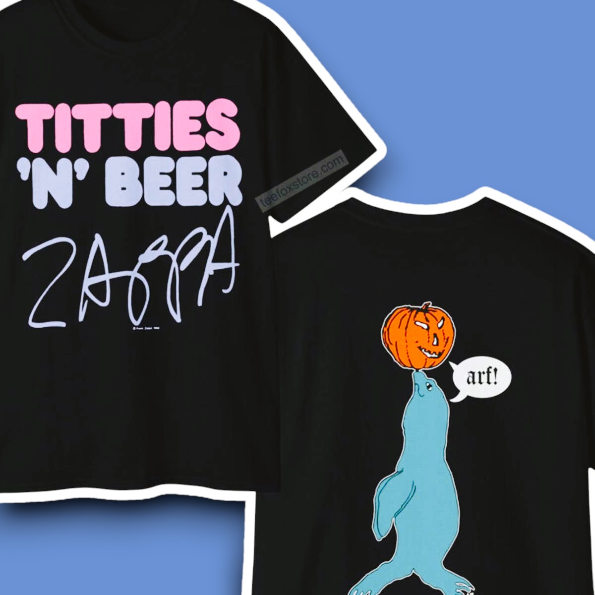 Frank Zappa Titties N Beer 1988  Shirt
