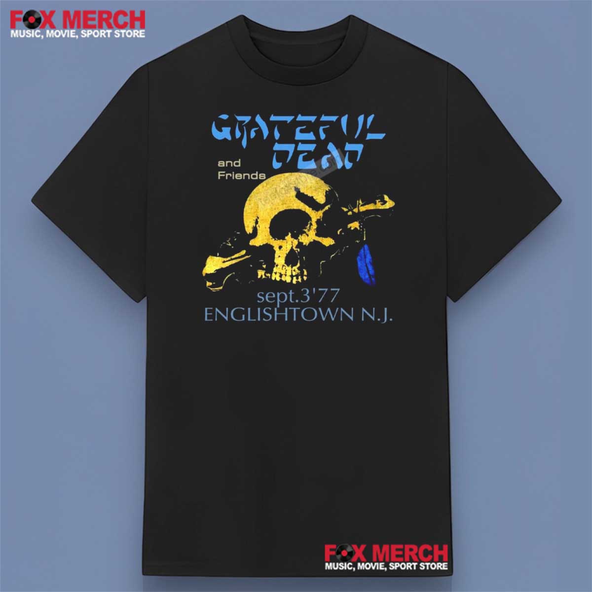 Grateful Dead And Friends 1977 Englishtown NJ Shirt