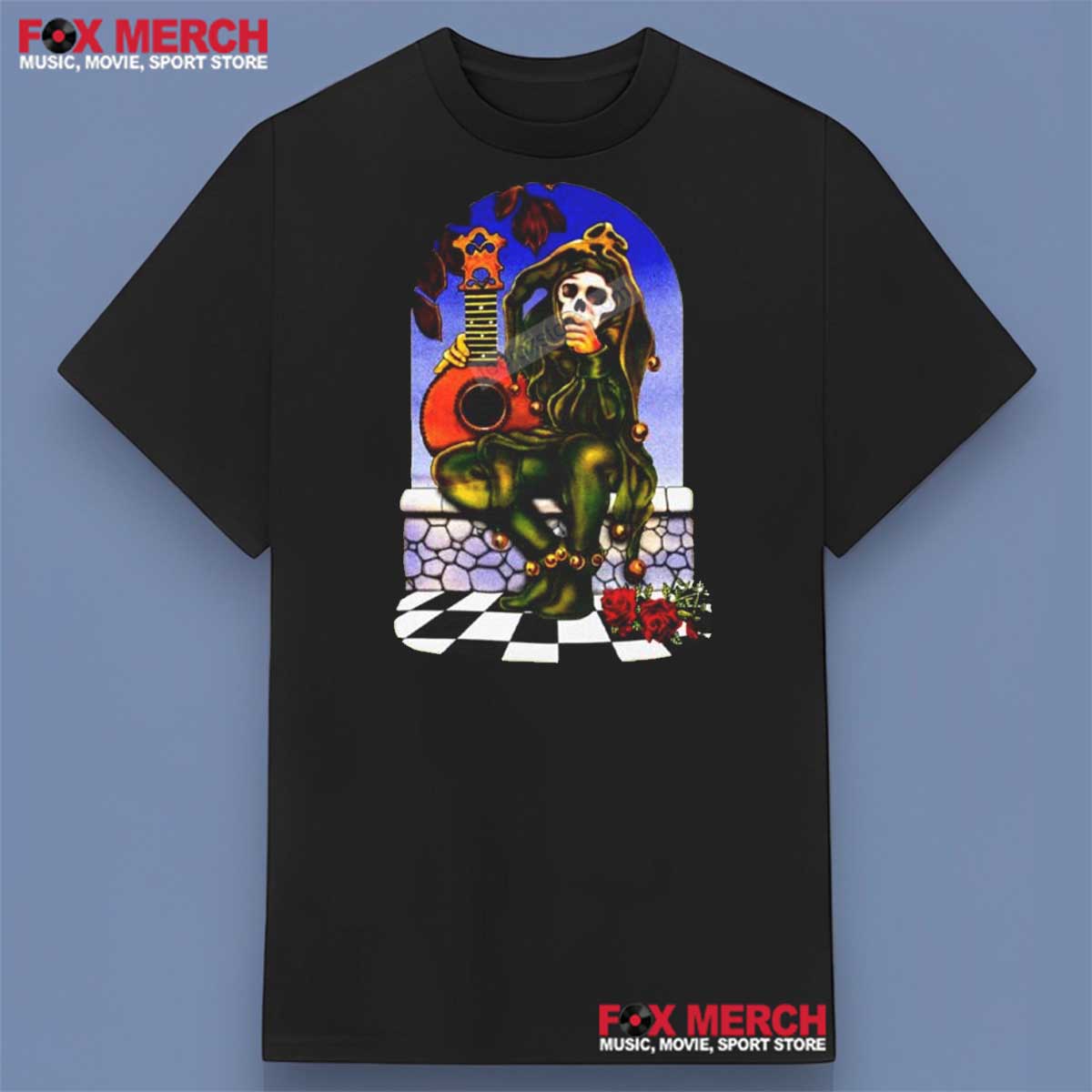 Grateful Dead Jester And Rose Stanley Mouse Shirt