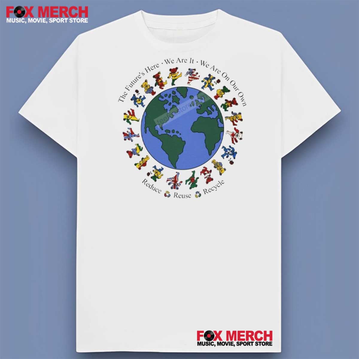 Grateful Dead Reduce Reuse Recycle Summer Tour 1993 Shirt