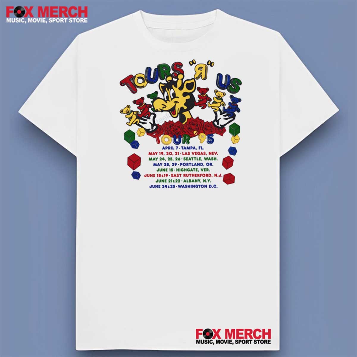 Grateful Dead Tours Toys ‘R’ Us 1995 T-Shirt