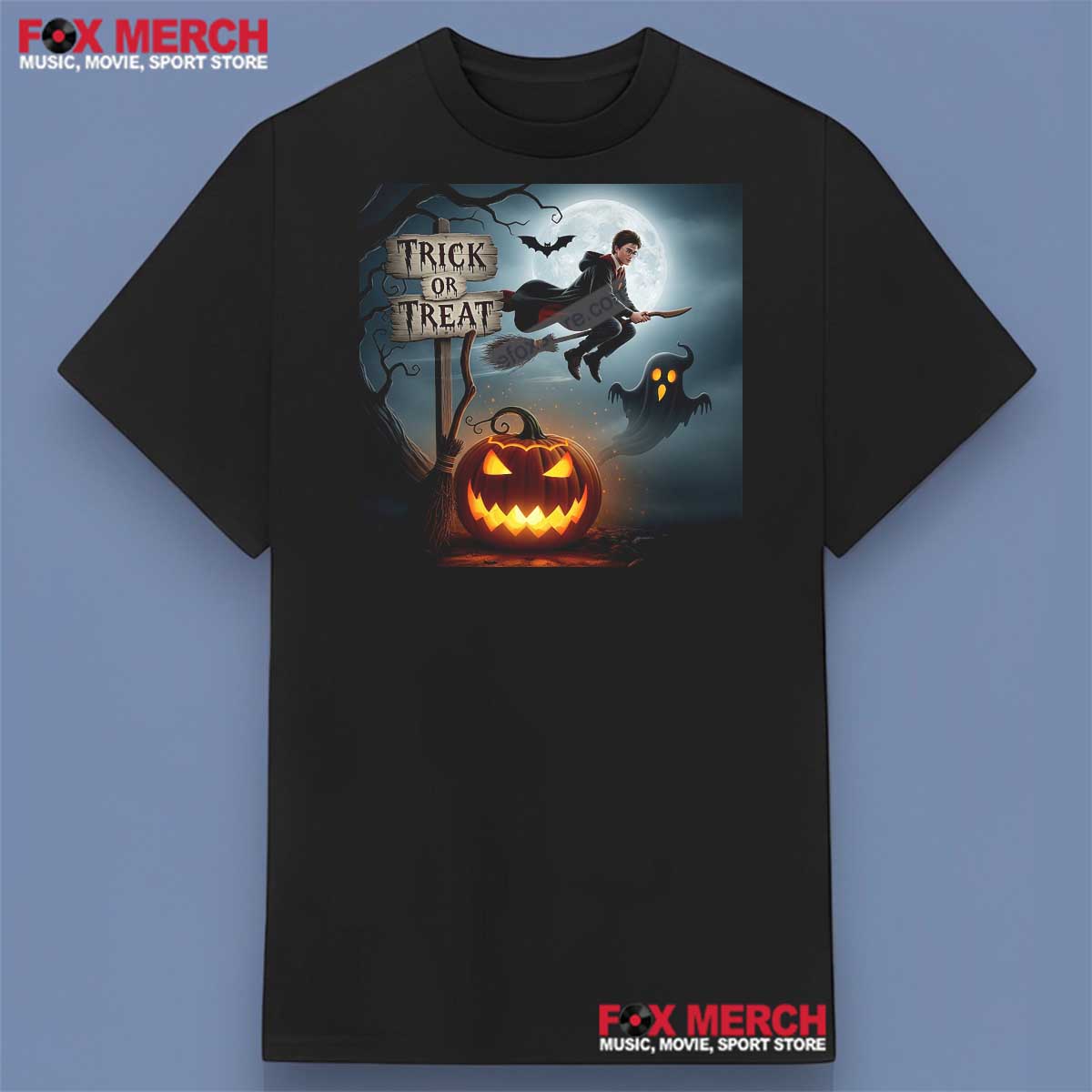 Harry Potter and Ghost Trick or Treat Halloween Shirt