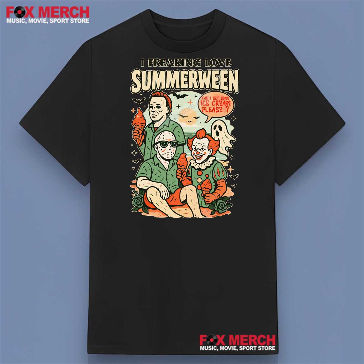 I Freaking Love Summerween, Halloween Vibes T-Shirt
