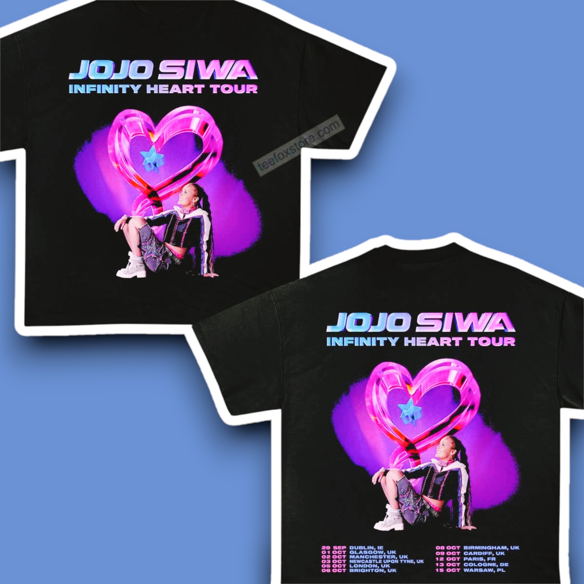 Jojo Siwa Infinity Heart Tour 2025 Shirt