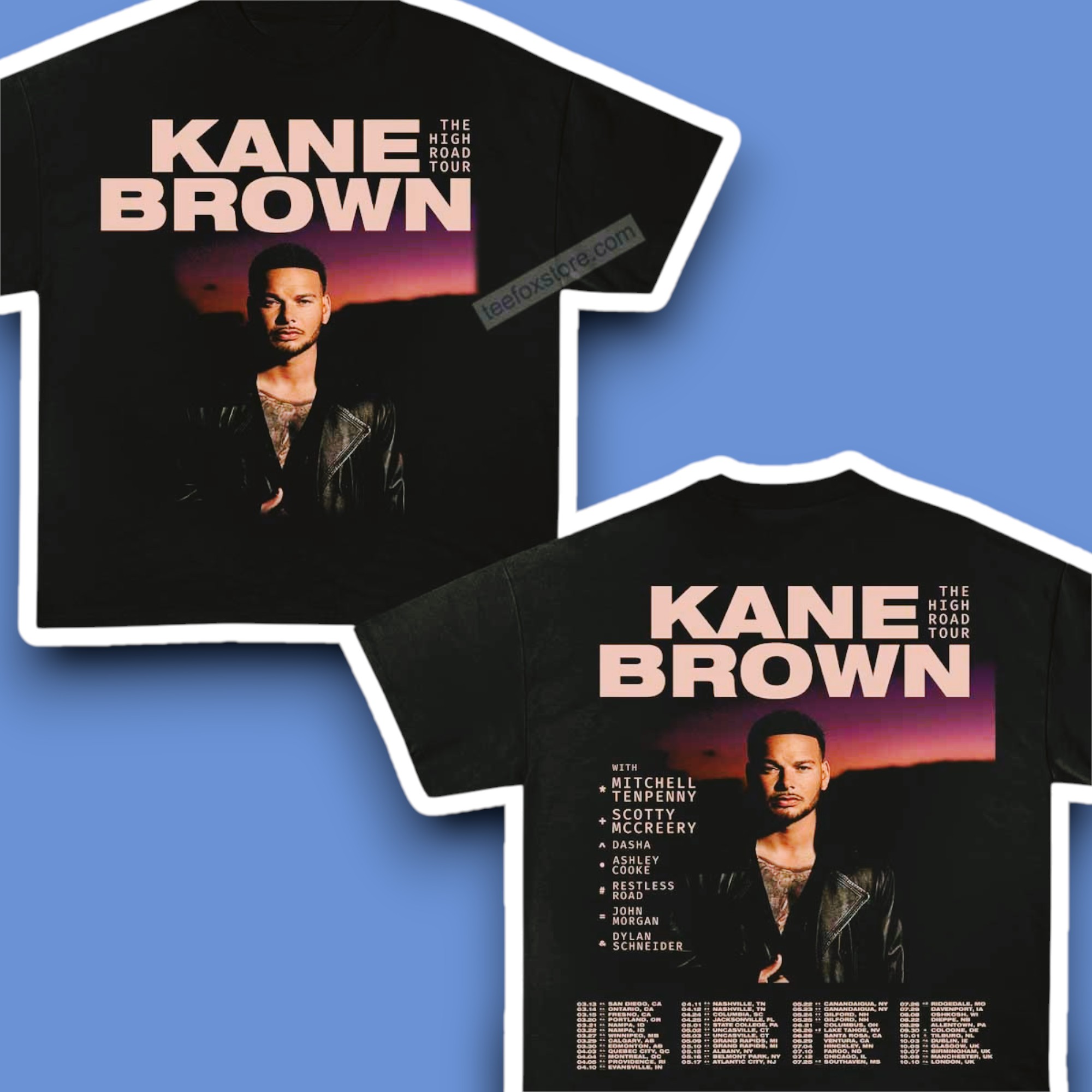Kane Brown The High Road Tour 2025 Shirt
