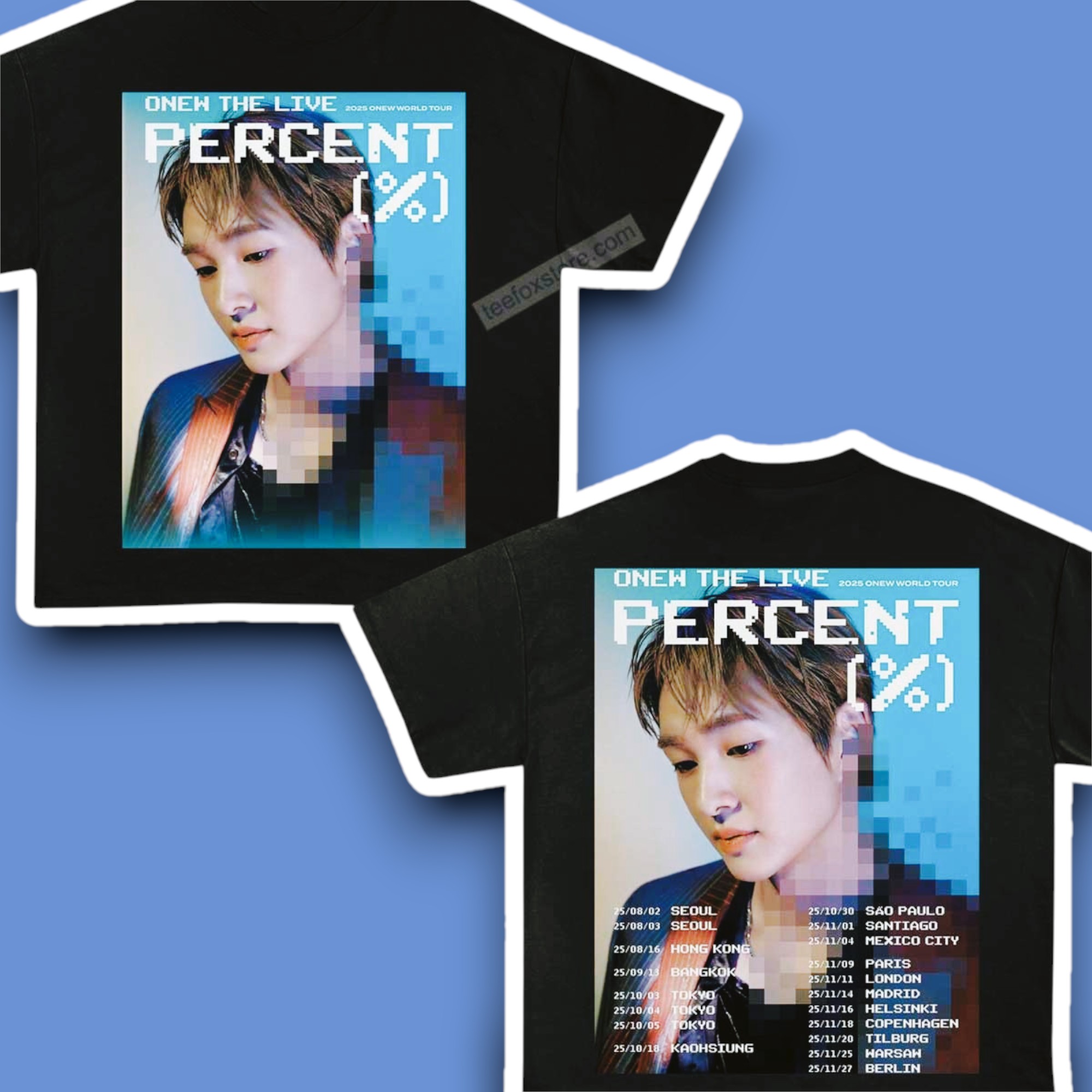 Onew Percent Tour 2025 Shirt