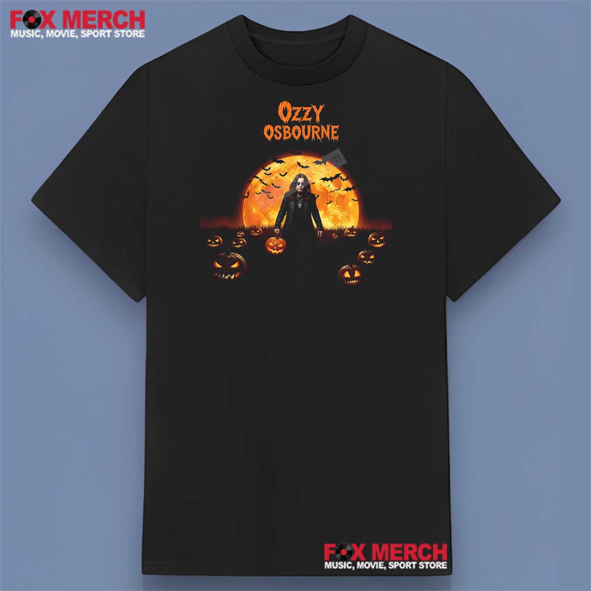 Ozzy Osbourne Pumpkin Halloween T-Shirt