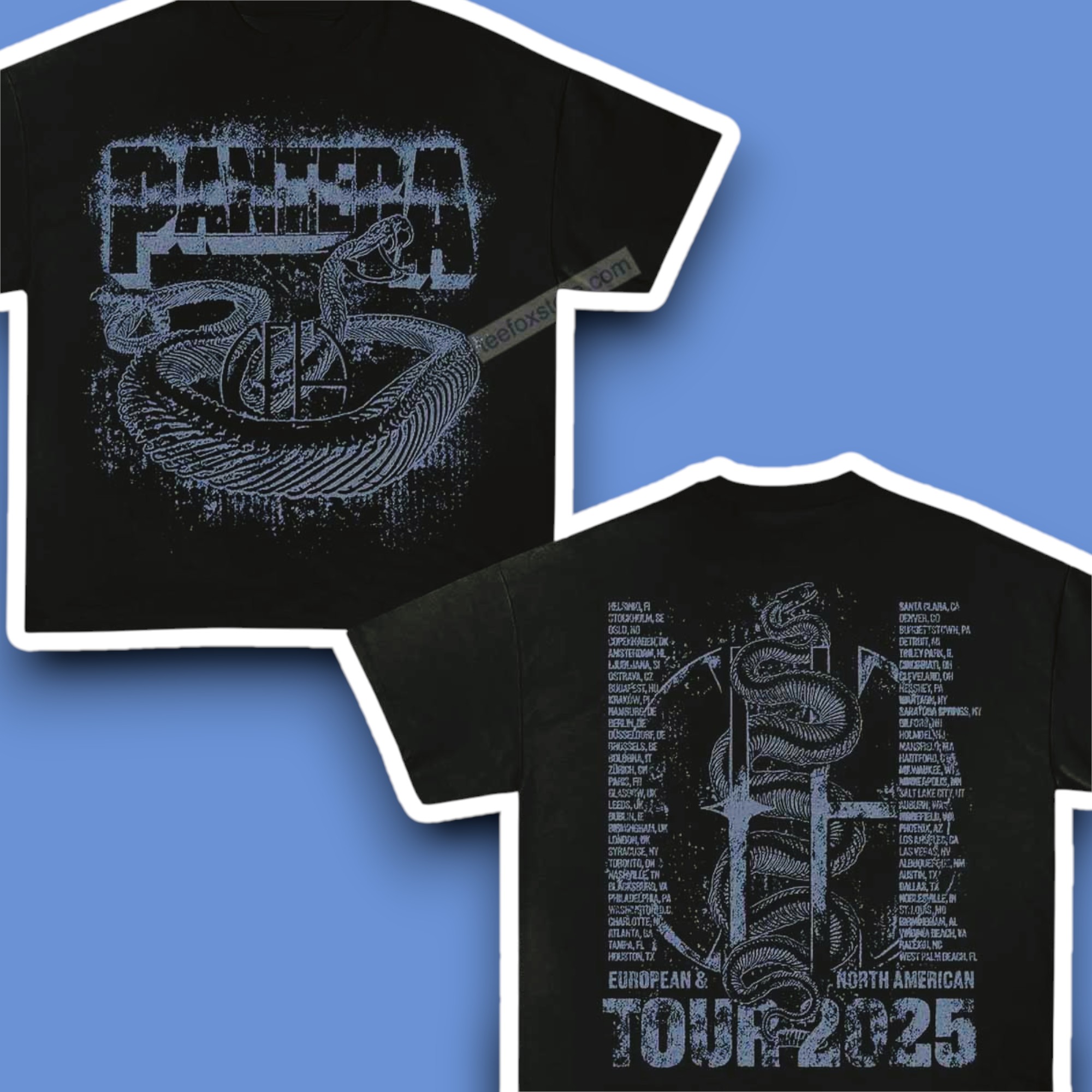 Pantera The Heaviest Tour Of The Summer 2025 Shirt