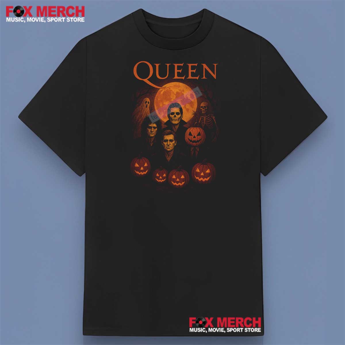 Queen Band Spooky Halloween T-Shirt