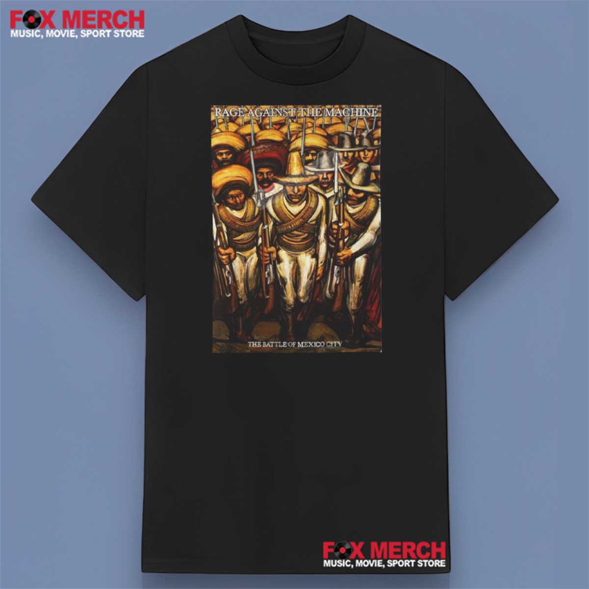 Rage Against The Machine The Battle Of Mexico City 2001 T-Shirt