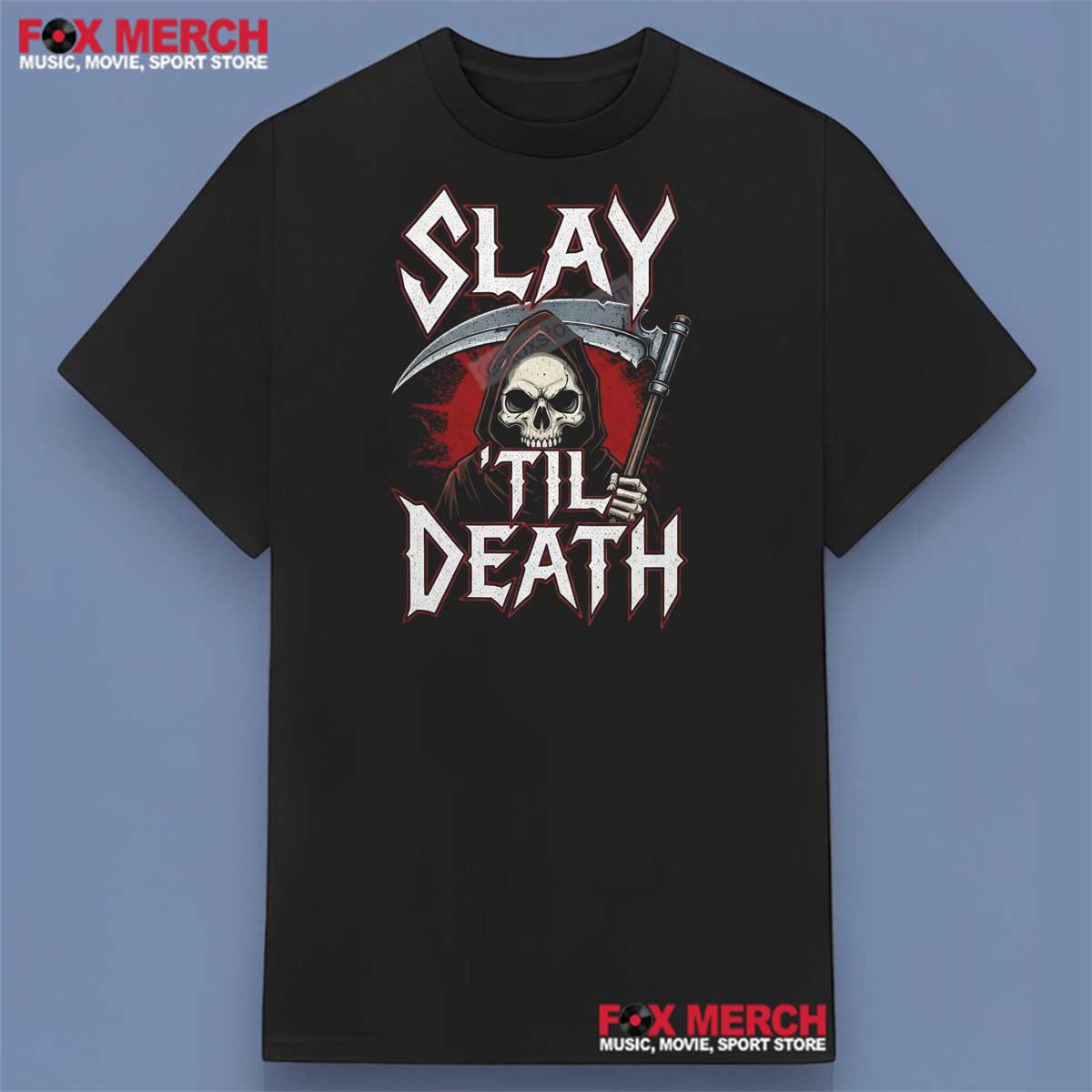 SLAY ’TIL DEATH Slayer Band Shirt