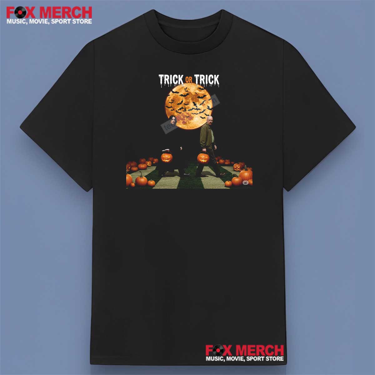 Severus Snape And Walter White Abbey Road Halloween Shirt