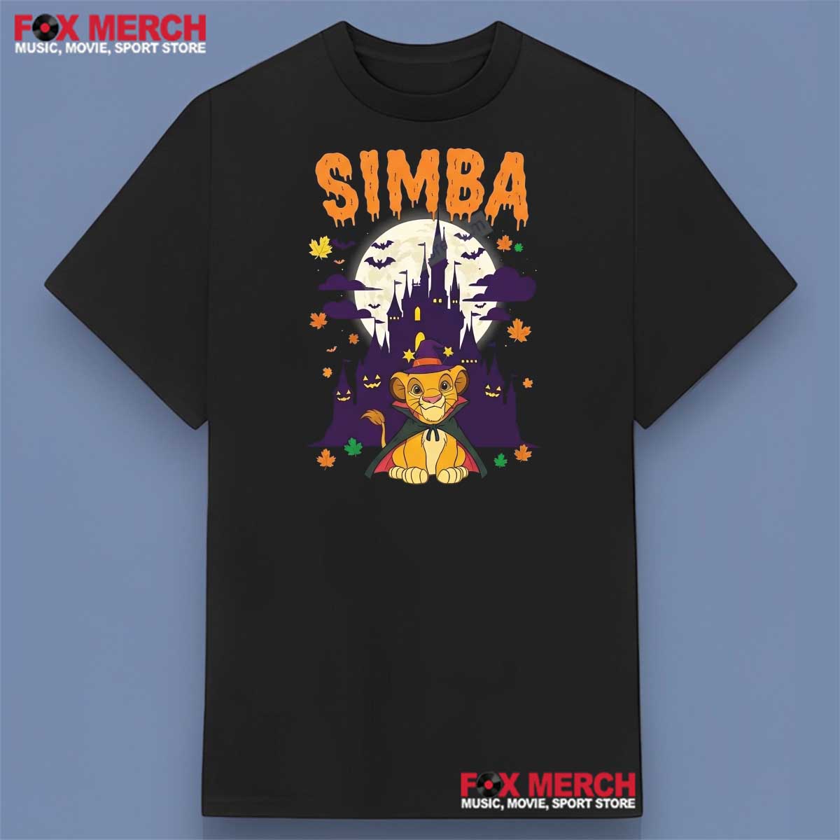 Simba Pumpkin Halloween Disney Shirt