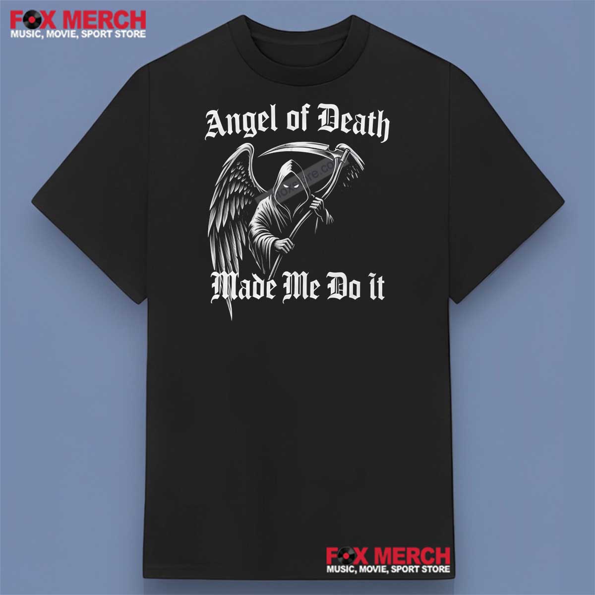 Slayer Band Angel of Death Made Me Do It  T-Shirt