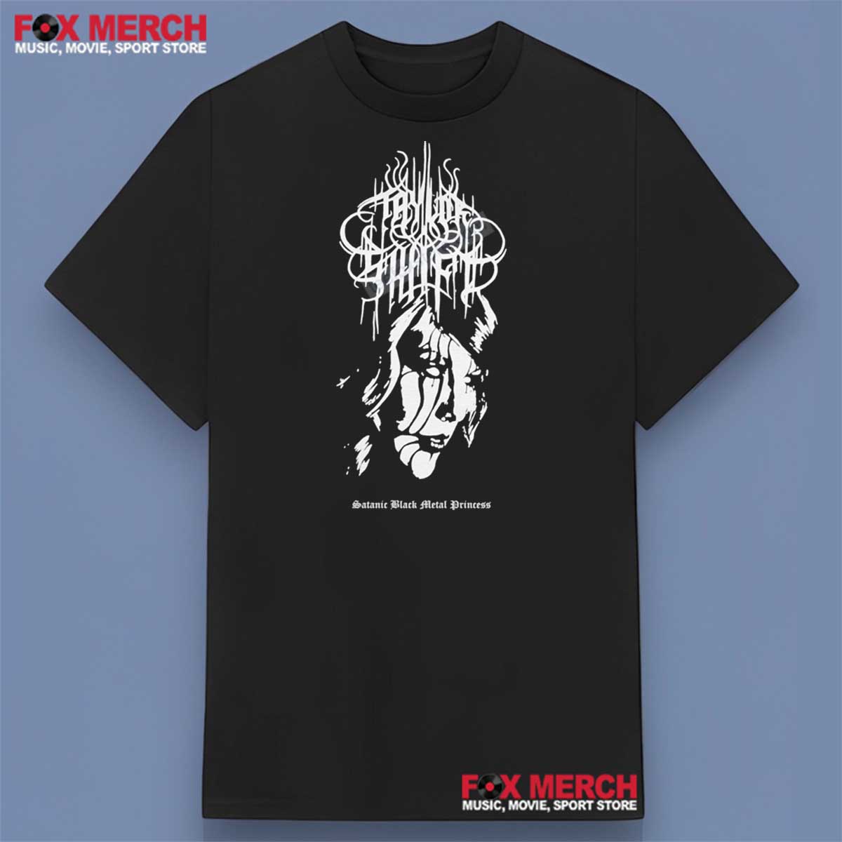 Taylor Swift Satanic Black Metal Princess Graphic Shirt