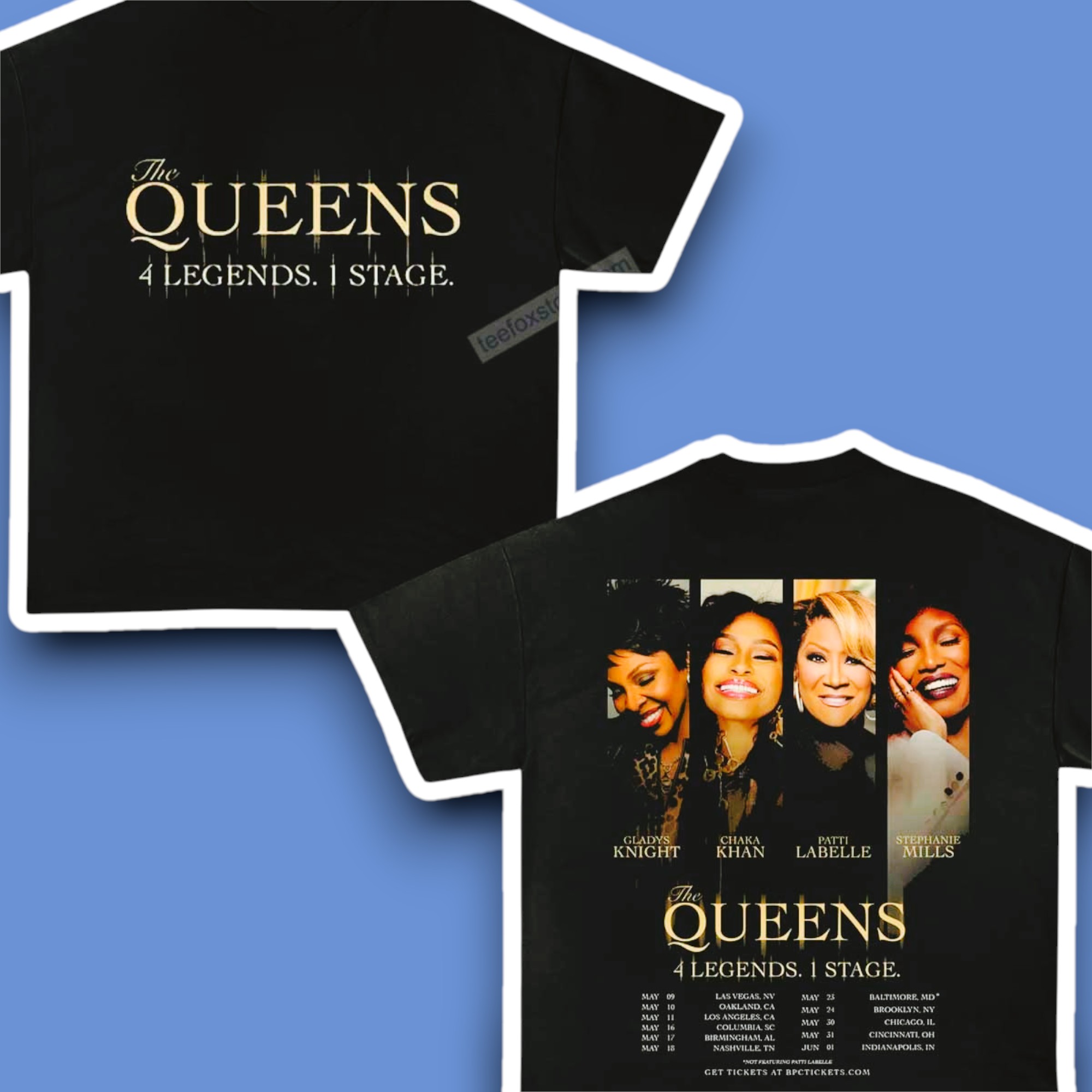 The Queens 4 Legends 1 Stage 2025 Shirt
