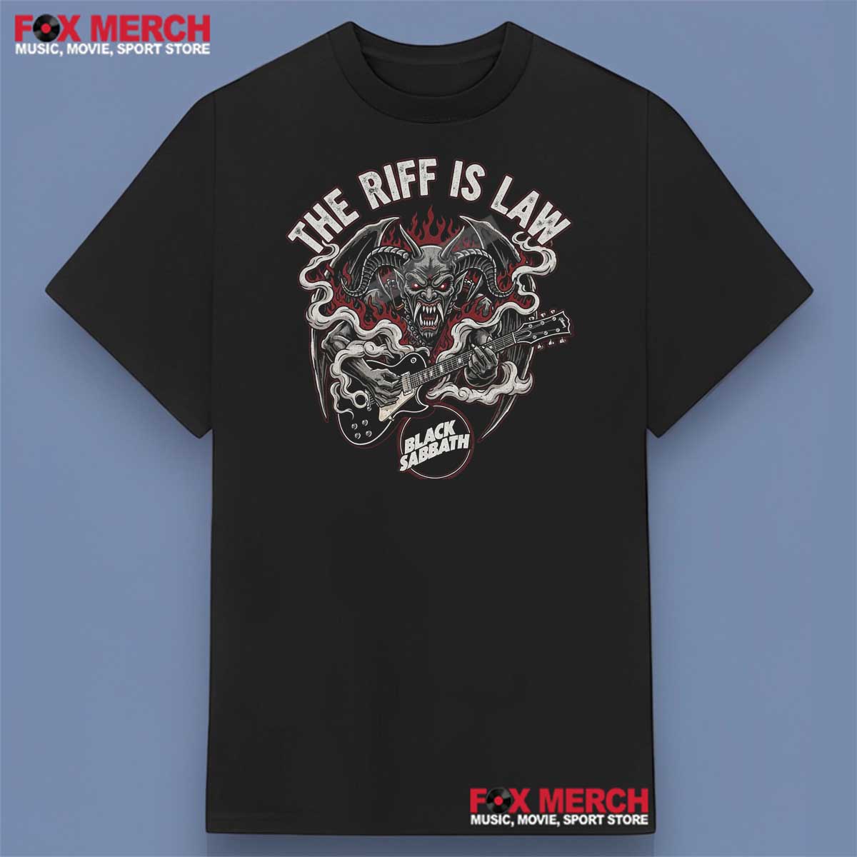 The Riff is Law Black Sabbath Band Shirt