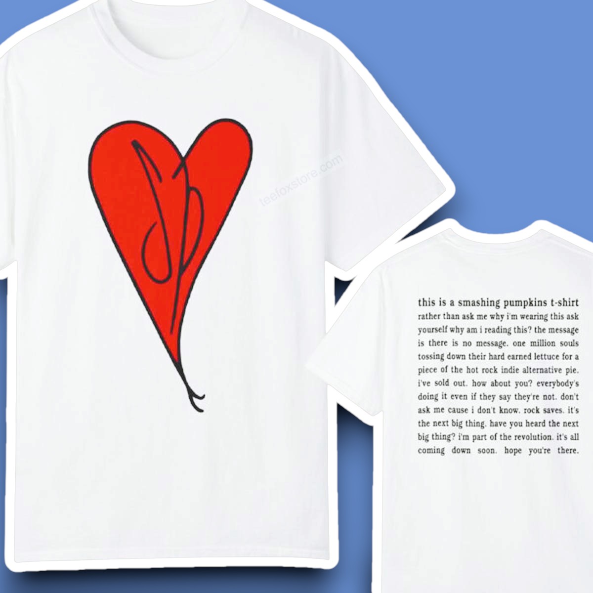The Smashing Pumpkins Heart 1991-1992 Shirt