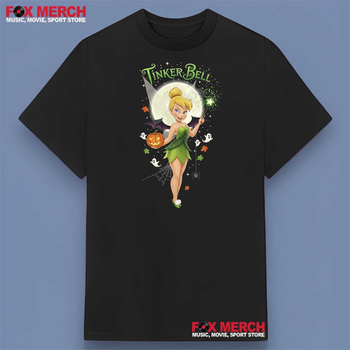 Tinker Bell Disney Pumpkin Halloween Shirt