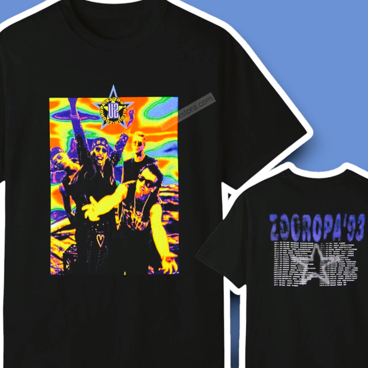 U2 Zooropa Tour 1993 Shirt