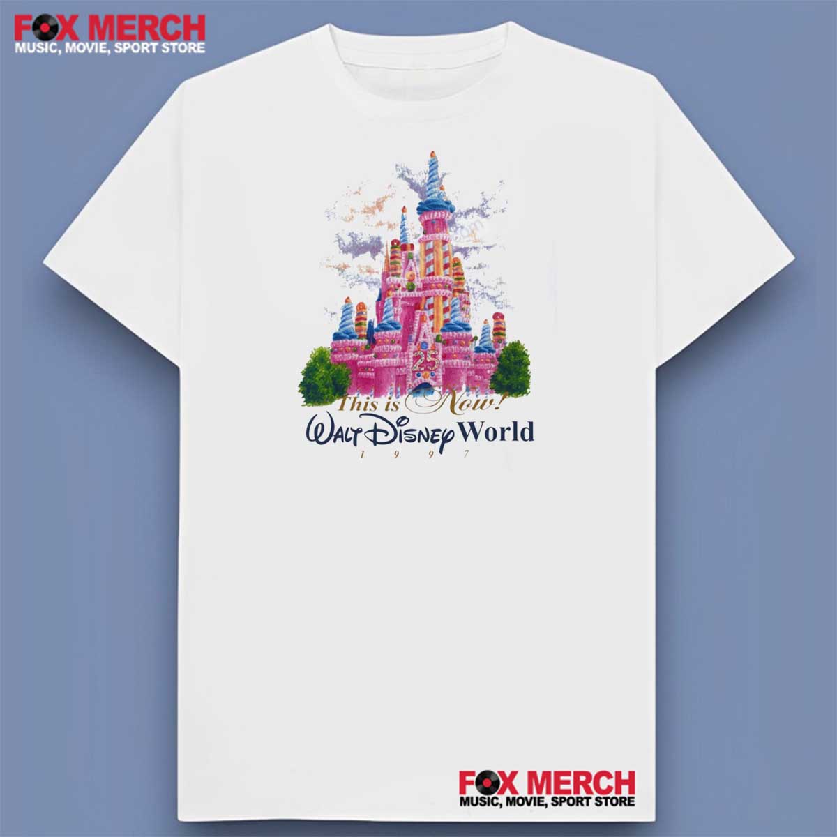 Walt Disney World 25th Anniversary 1997 Shirt