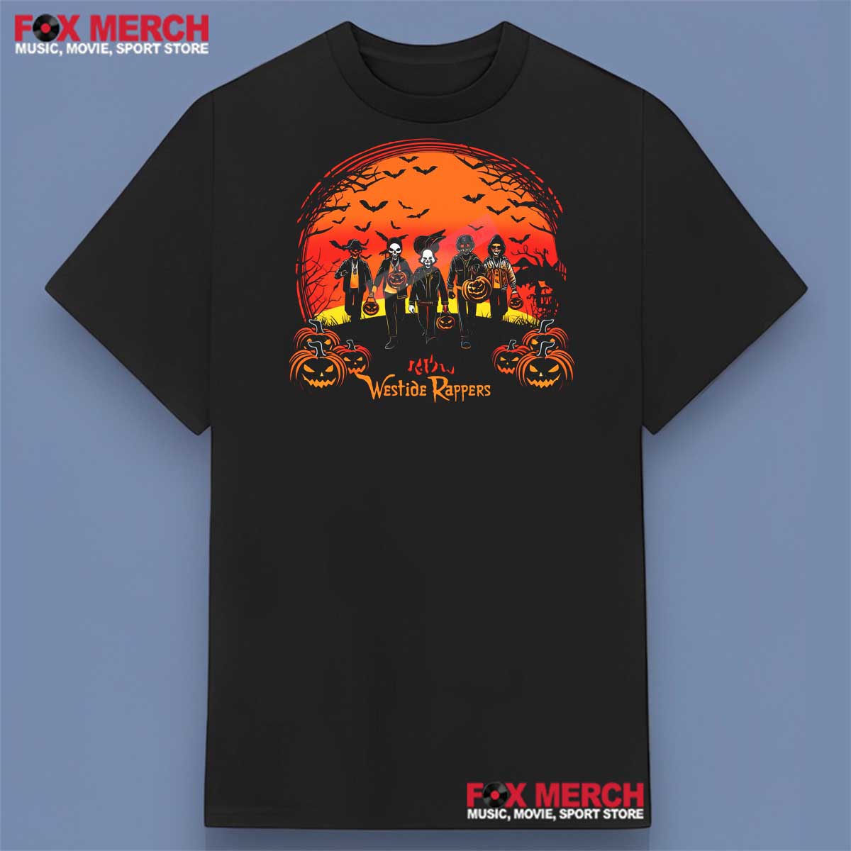 Westside Rappers Pumpkin Halloween T-Shirt