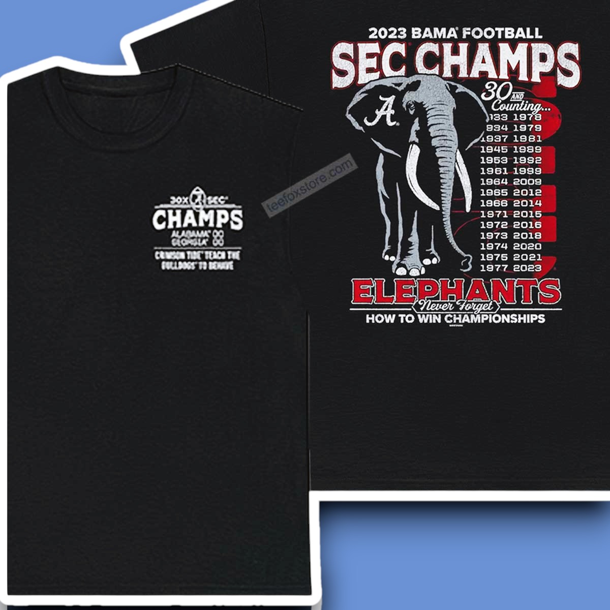 Alabama Crimson Tide SEC Championship 2023 Shirt-Photoroom