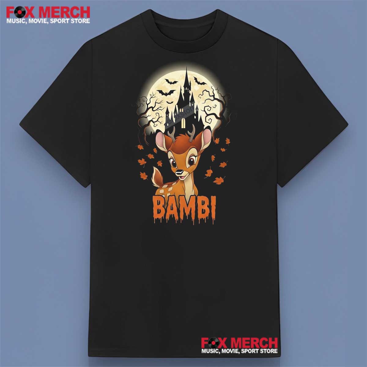 Bambi Disney Halloween Castle Shirt
