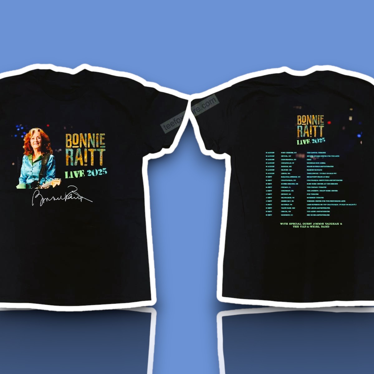 Bonnie Raitt Signature Tour 2025 Shirt