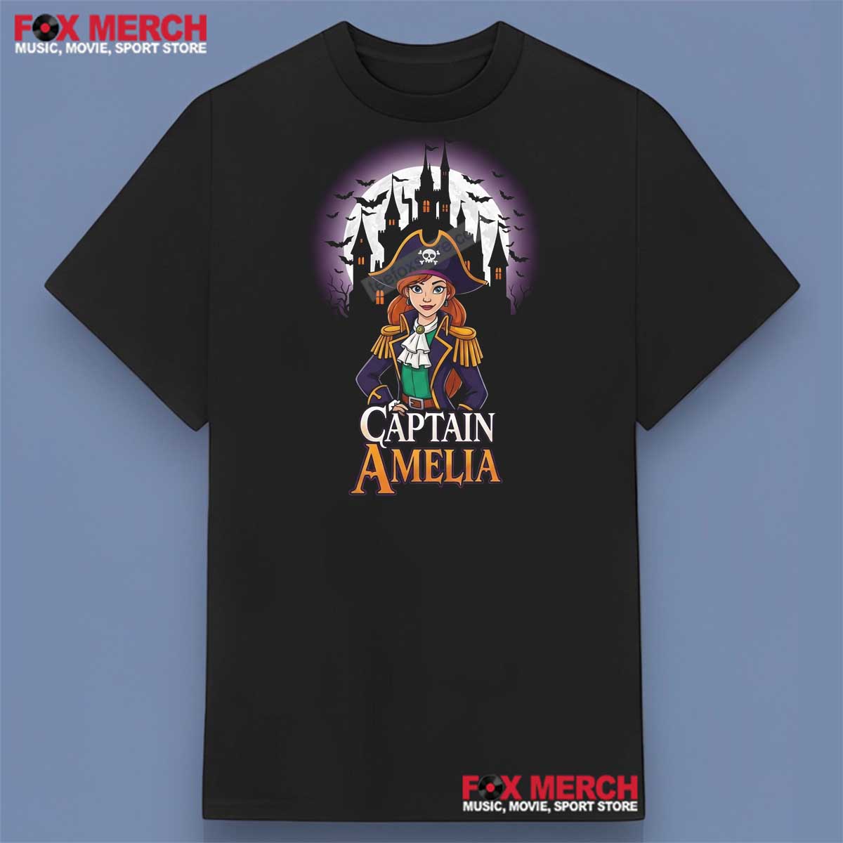 Captain Amelia Disney Halloween Shirt