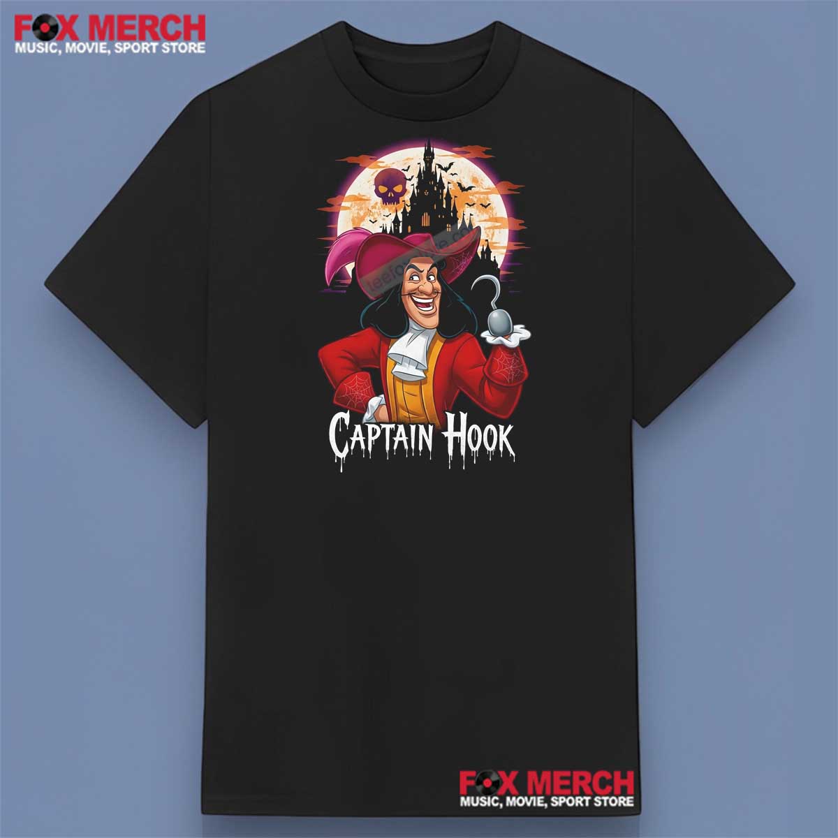 Captain Hook Disney Halloween T-Shirt