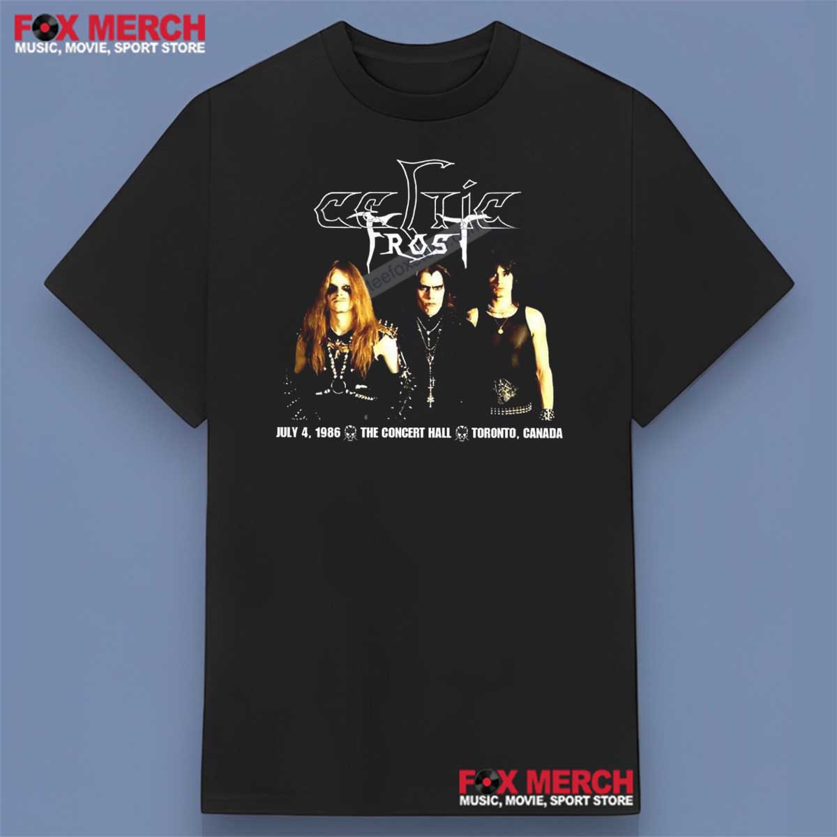 Celtic Frost The Concert Hall 1986 Canada Shirt
