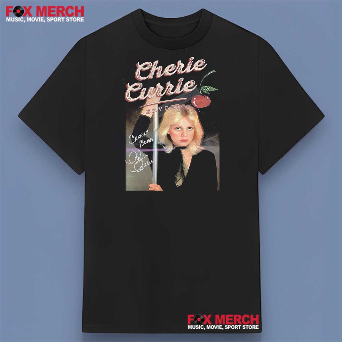 Cherie Currie The Runaways Band Signature Shirt