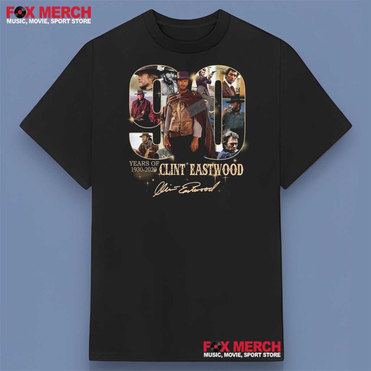 Clint Eastwood 1930-2020 90 Years Signature Shirt