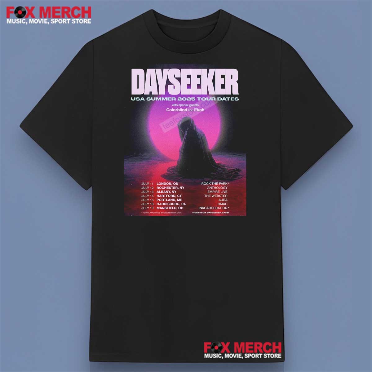 Dayseeker USA Summer Tour 2025 Unisex Shirt
