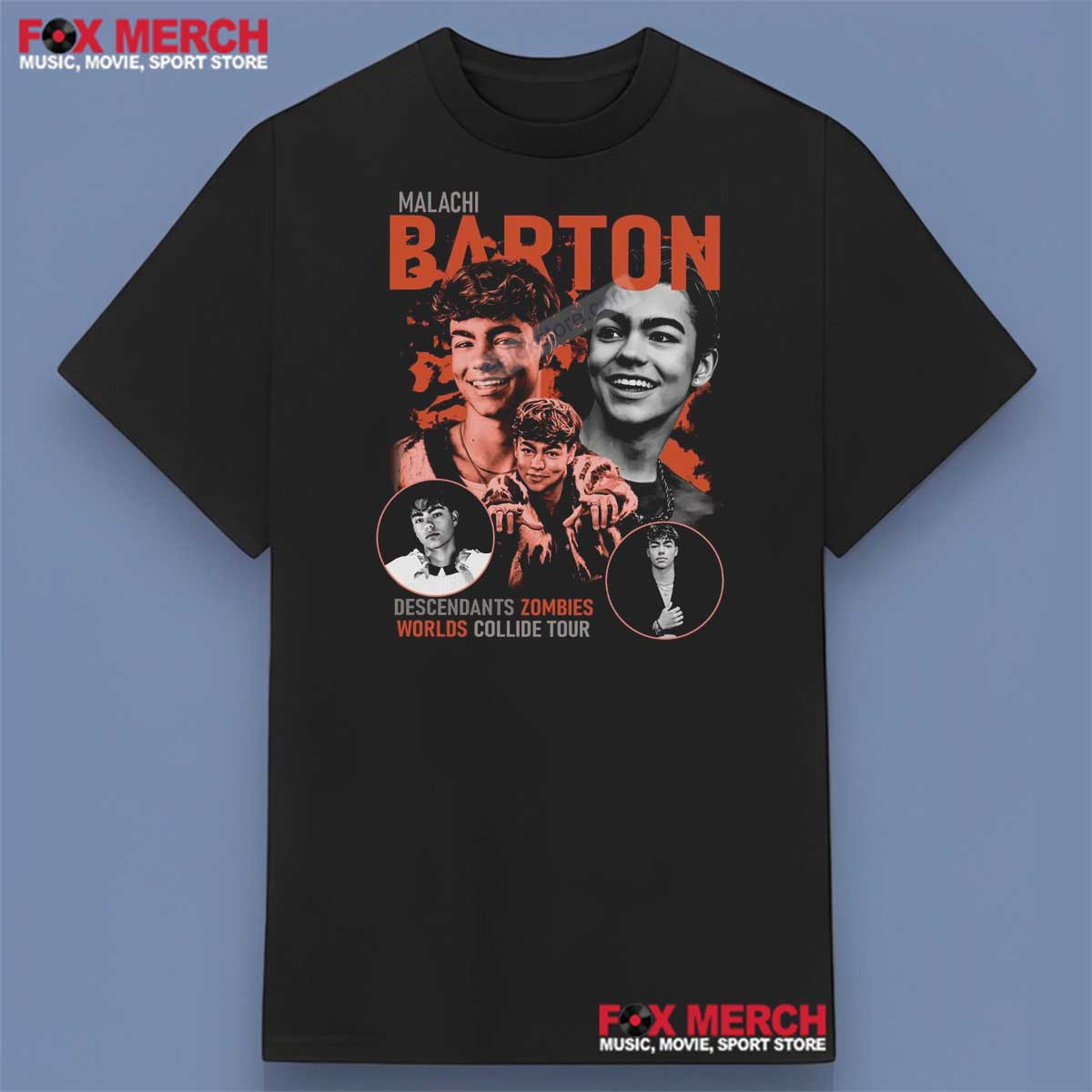 Descendants Zombies Worlds Collide Tour Malachi Burton Unisex Shirt