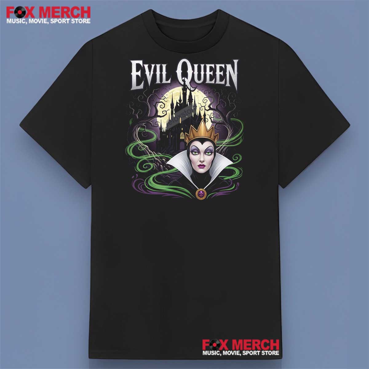 Evil Queen Disney Halloween Haunted Castle Shirt