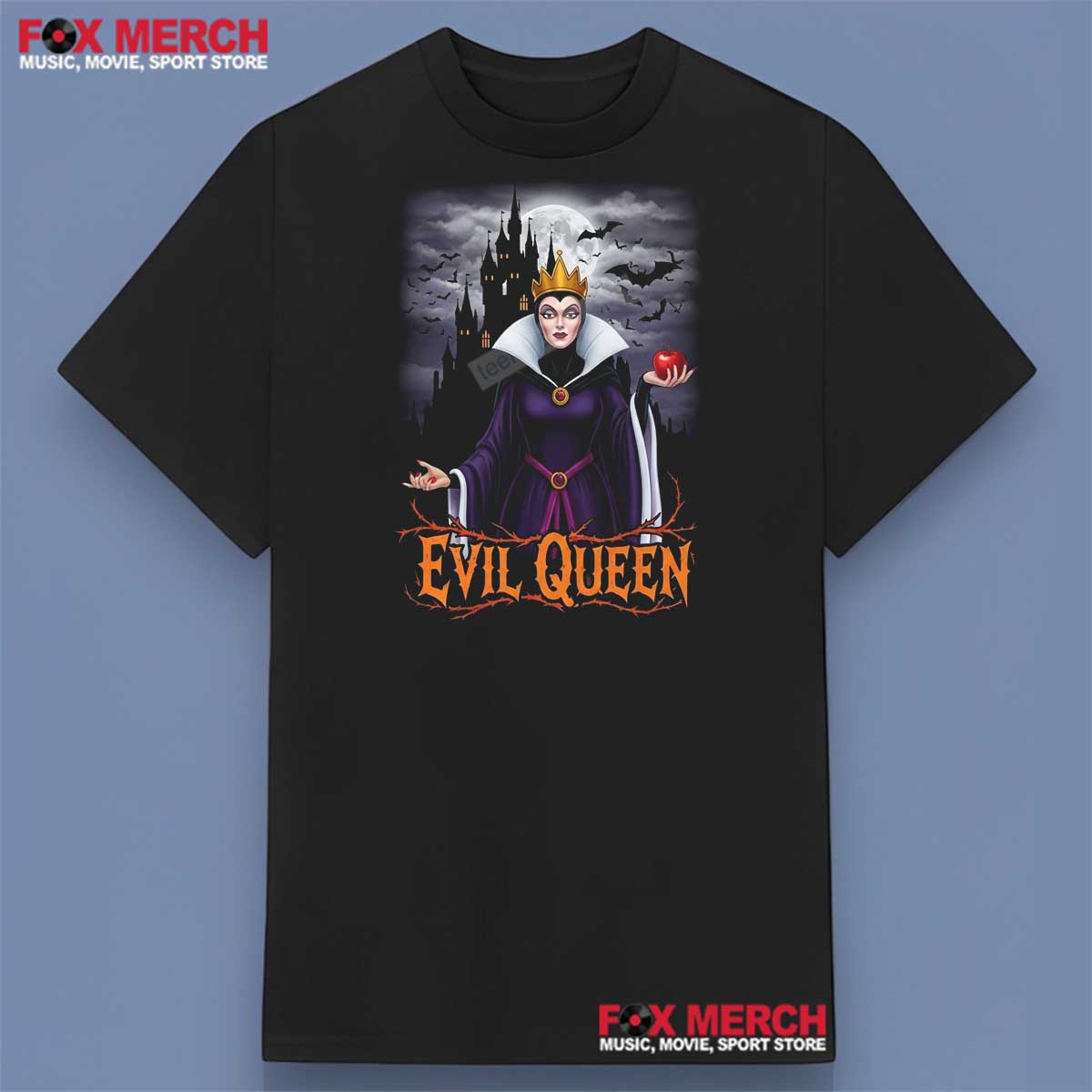 Evil Queen Disney Halloween Moon Light Castle Shirt