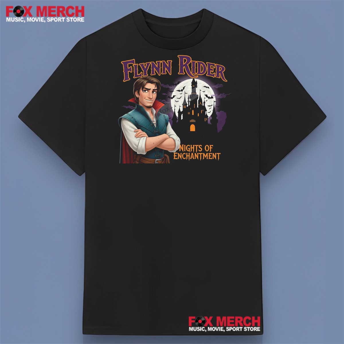 Flynn Rider Disney Halloween Pumpkin Shirt