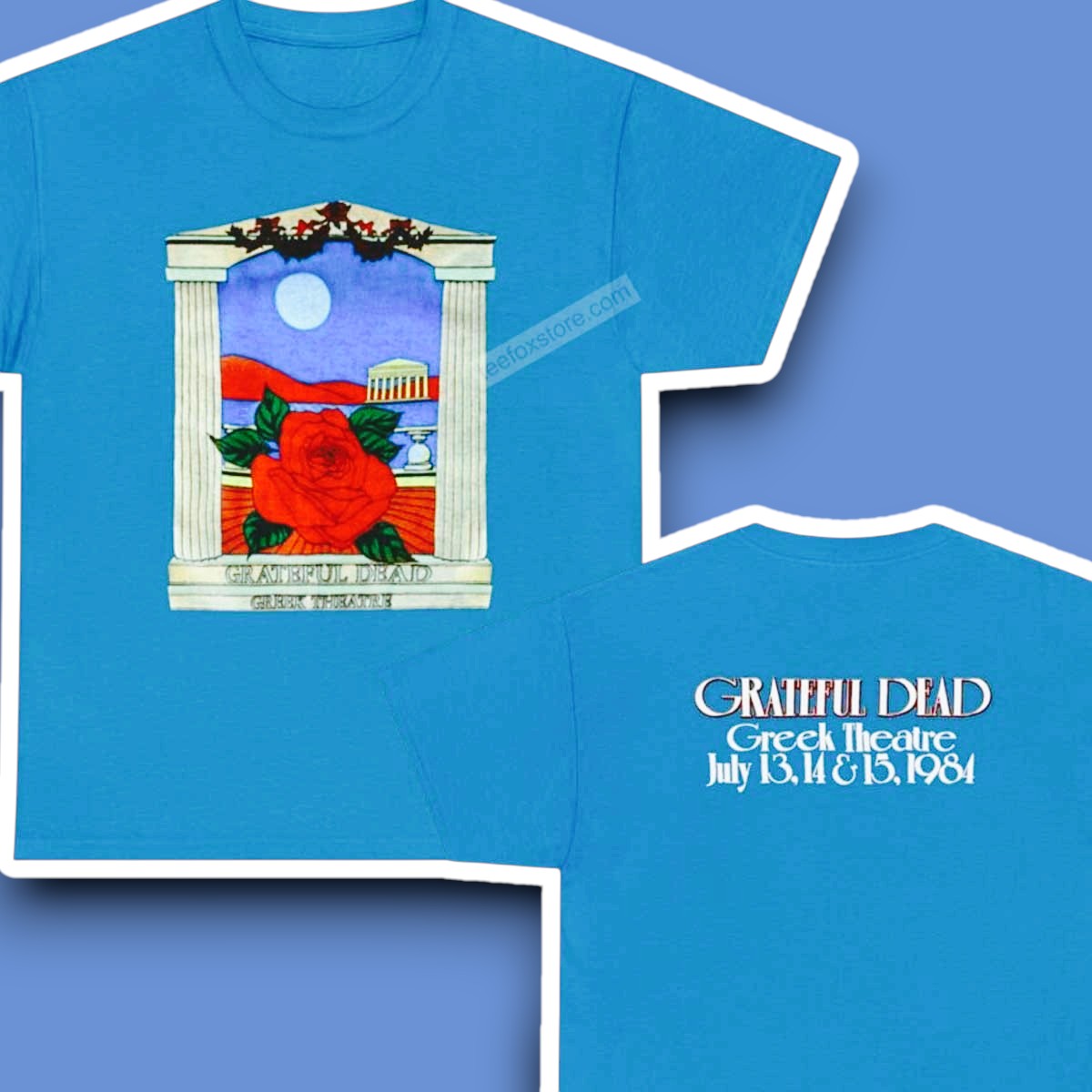 Grateful Dead Greek Theatre 1984 T-Shirt-Photoroom