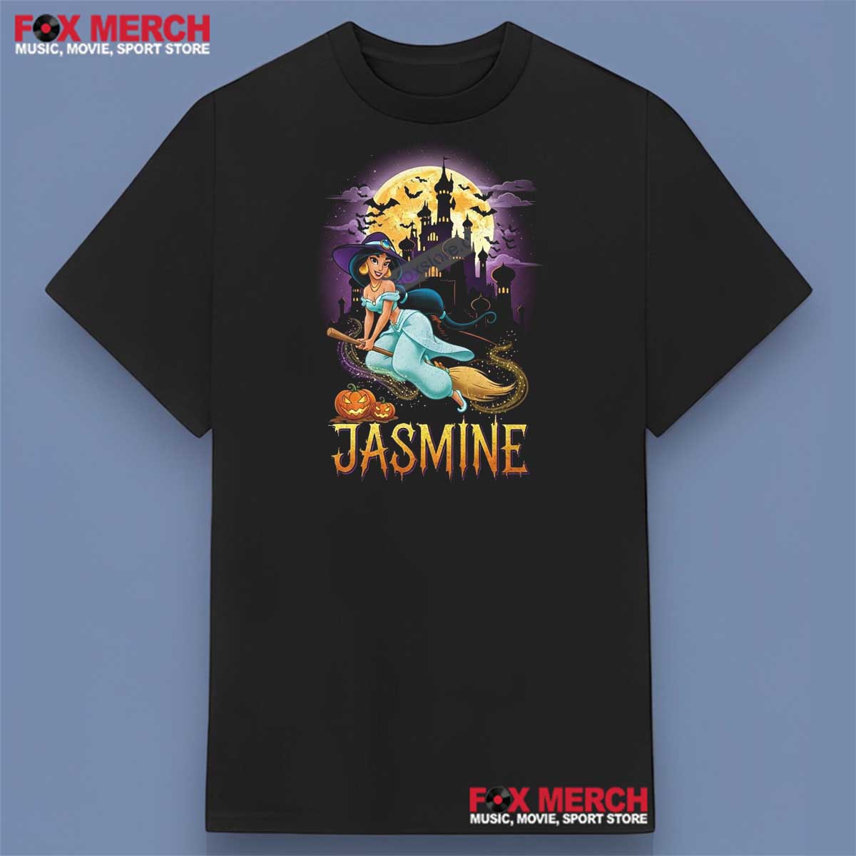 Jasmine Disney Castle Halloween Shirt